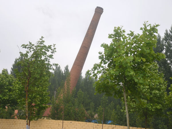 汶源(50米)煙囪爆破工程